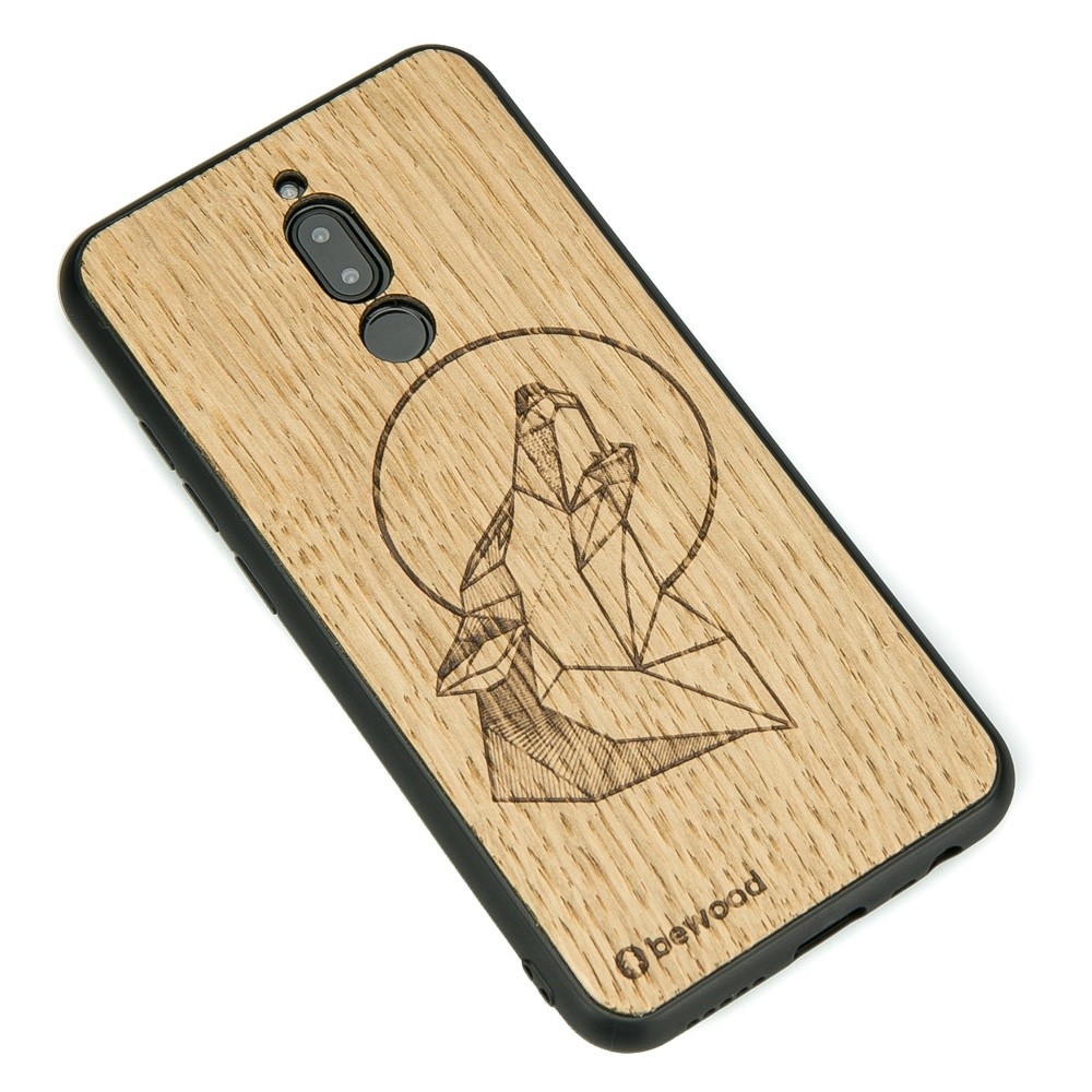 Drewniane Etui Xiaomi Redmi 8 WILK DĄB (2)