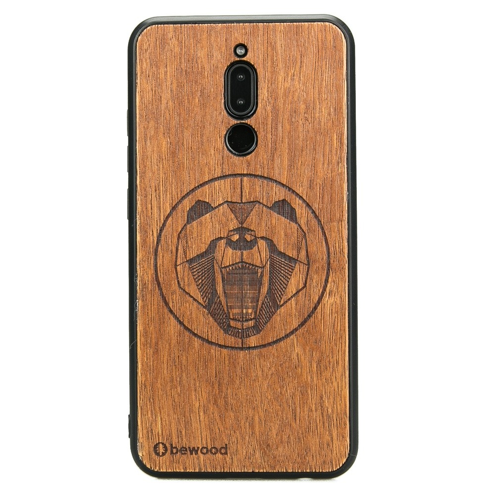Drewniane Etui Xiaomi Redmi 8 NIEDŹWIEDŹ MERBAU (1)