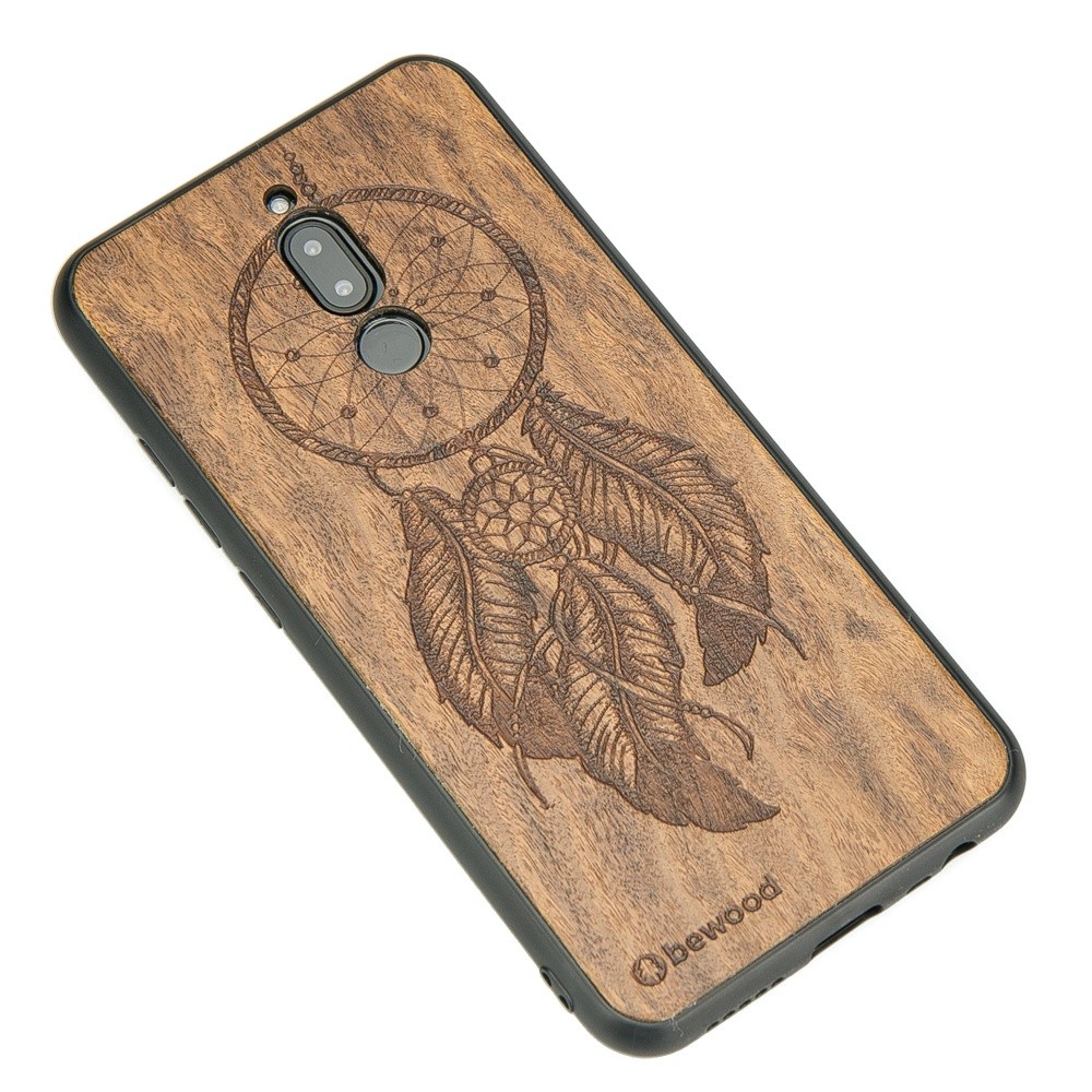 Drewniane Etui Xiaomi Redmi 8 ŁAPACZ SNÓW IMBUIA (2)