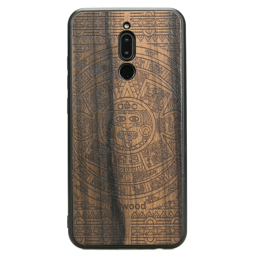 Xiaomi Redmi 8 Aztec Calendar Ziricote Wood Case (1)