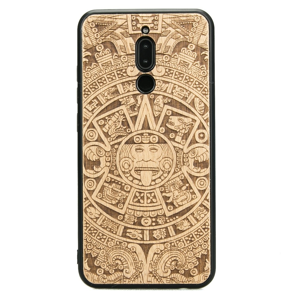 Xiaomi Redmi 8 Aztec Calendar Anigre Wood Case (1)