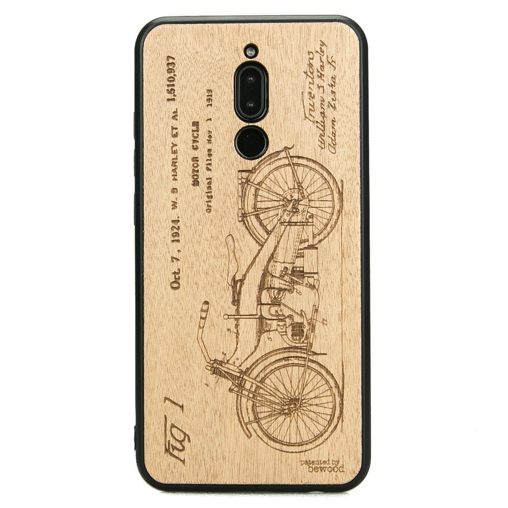 Drewniane Etui Xiaomi Redmi 8 HARLEY PATENT ANIEGRE (1)