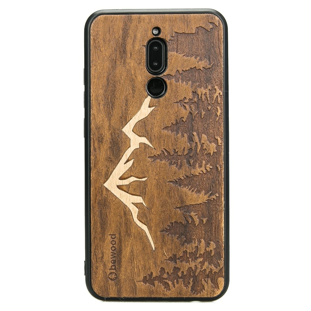 Drewniane Etui Xiaomi Redmi 8 GÓRY IMBUIA (1)