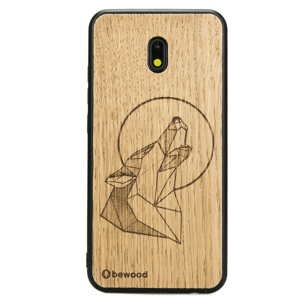 Drewniane Etui Xiaomi Redmi 8A WILK DĄB (1)