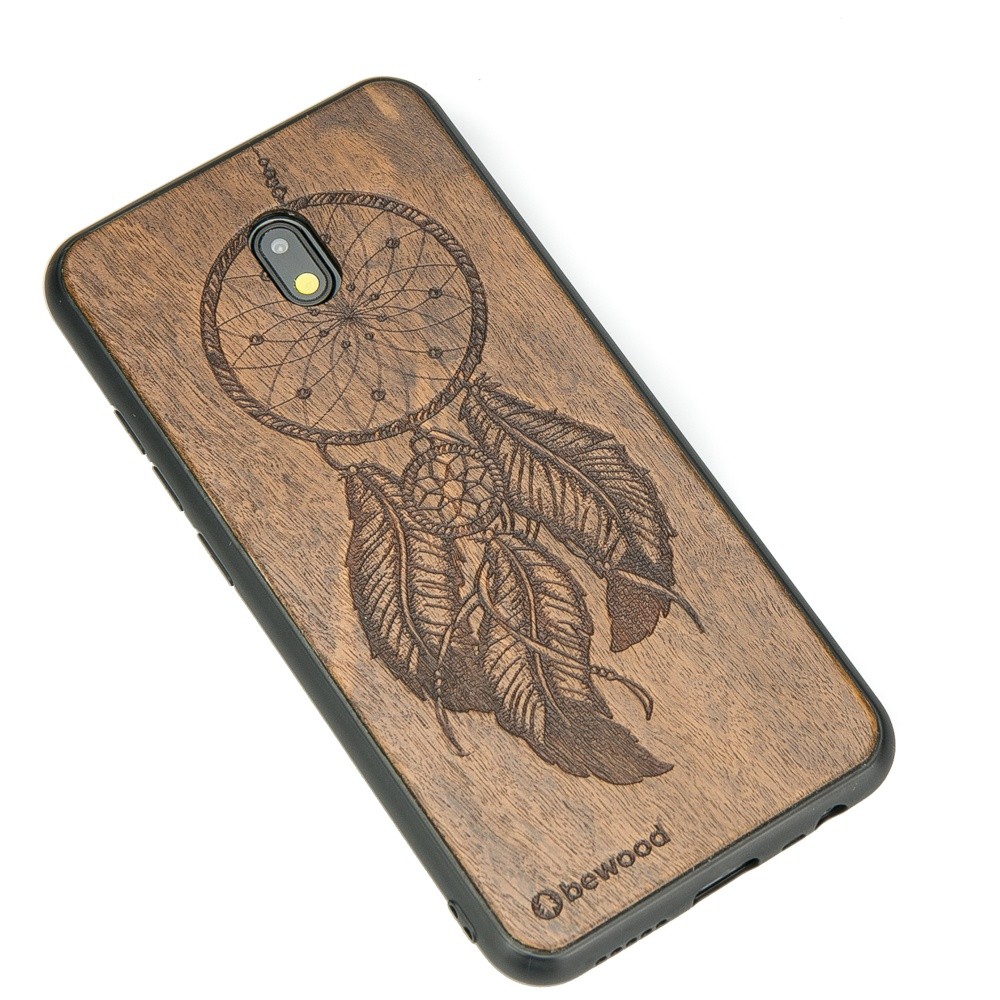 Drewniane Etui Xiaomi Redmi 8A ŁAPACZ SNÓW IMBUIA (2)