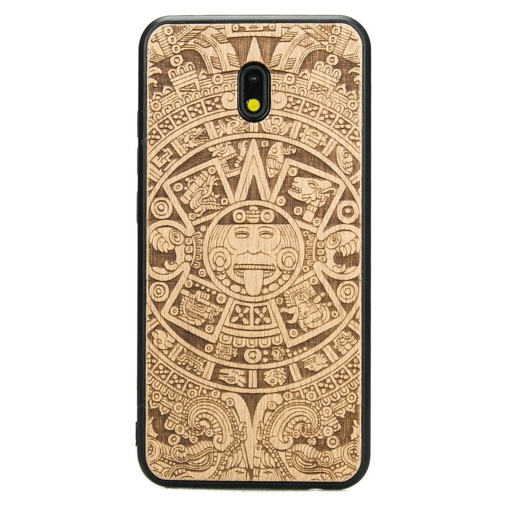 Xiaomi Redmi 8A Aztec Calendar Anigre Wood Case (1)