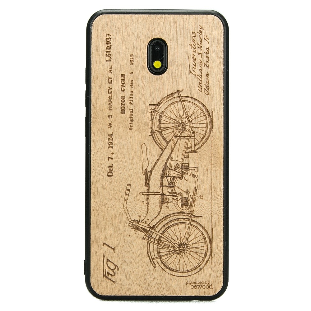 Drewniane Etui Xiaomi Redmi 8A HARLEY PATENT ANIEGRE (1)