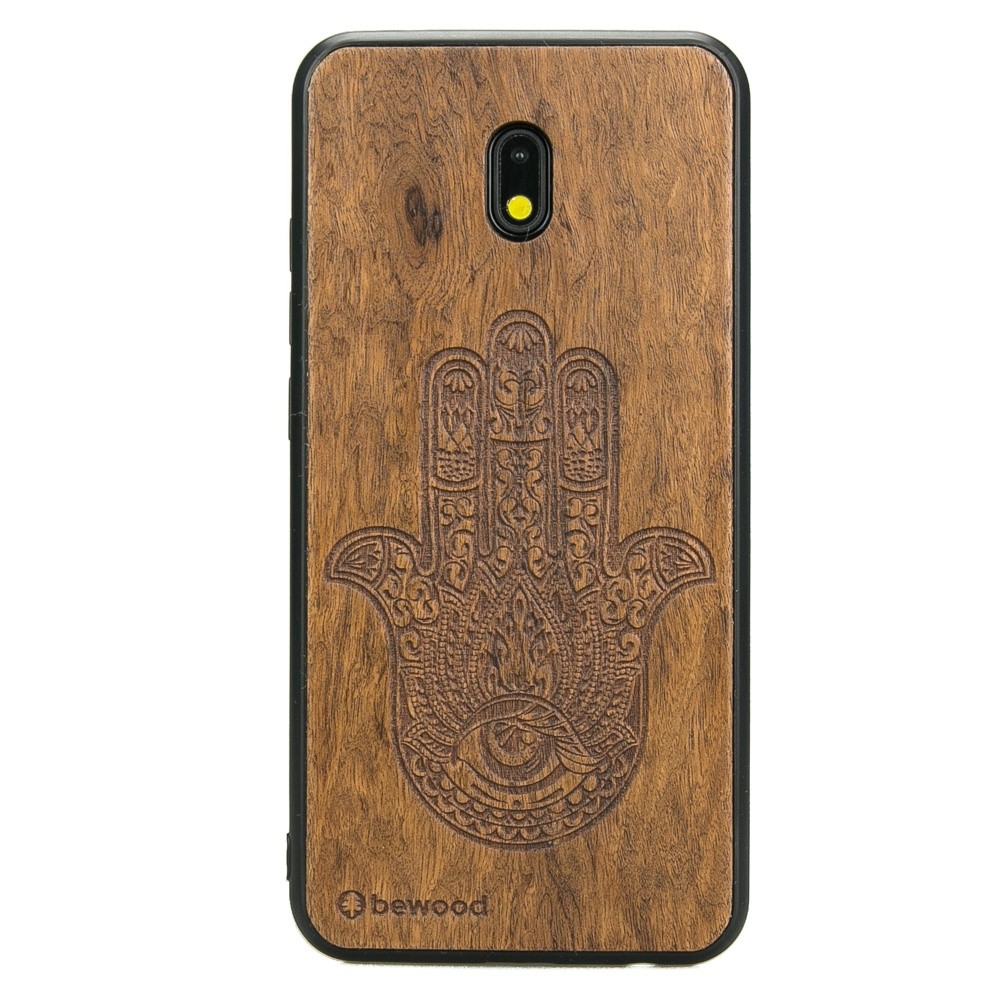 Drewniane Etui Xiaomi Redmi 8A HAMSA IMBUIA (1)