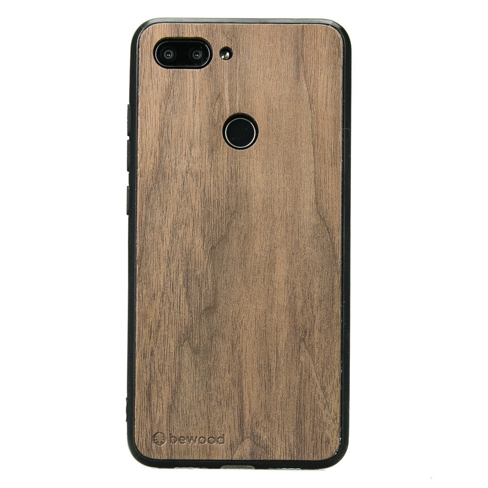 Drewniane Etui Xiaomi Mi 8 Lite ORZECH AMERYKAŃSKI (1)