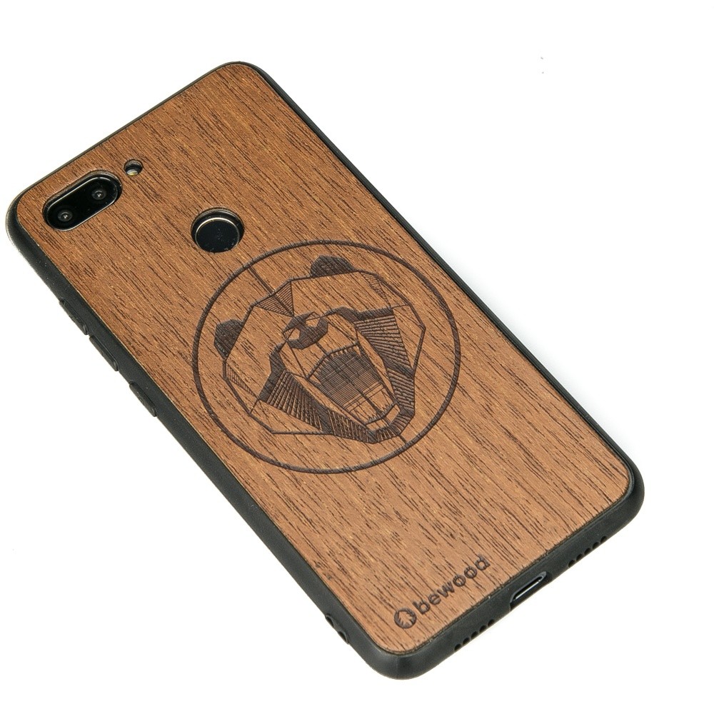 Xiaomi Mi 8 Lite Bear Marbau Wood Case (2)