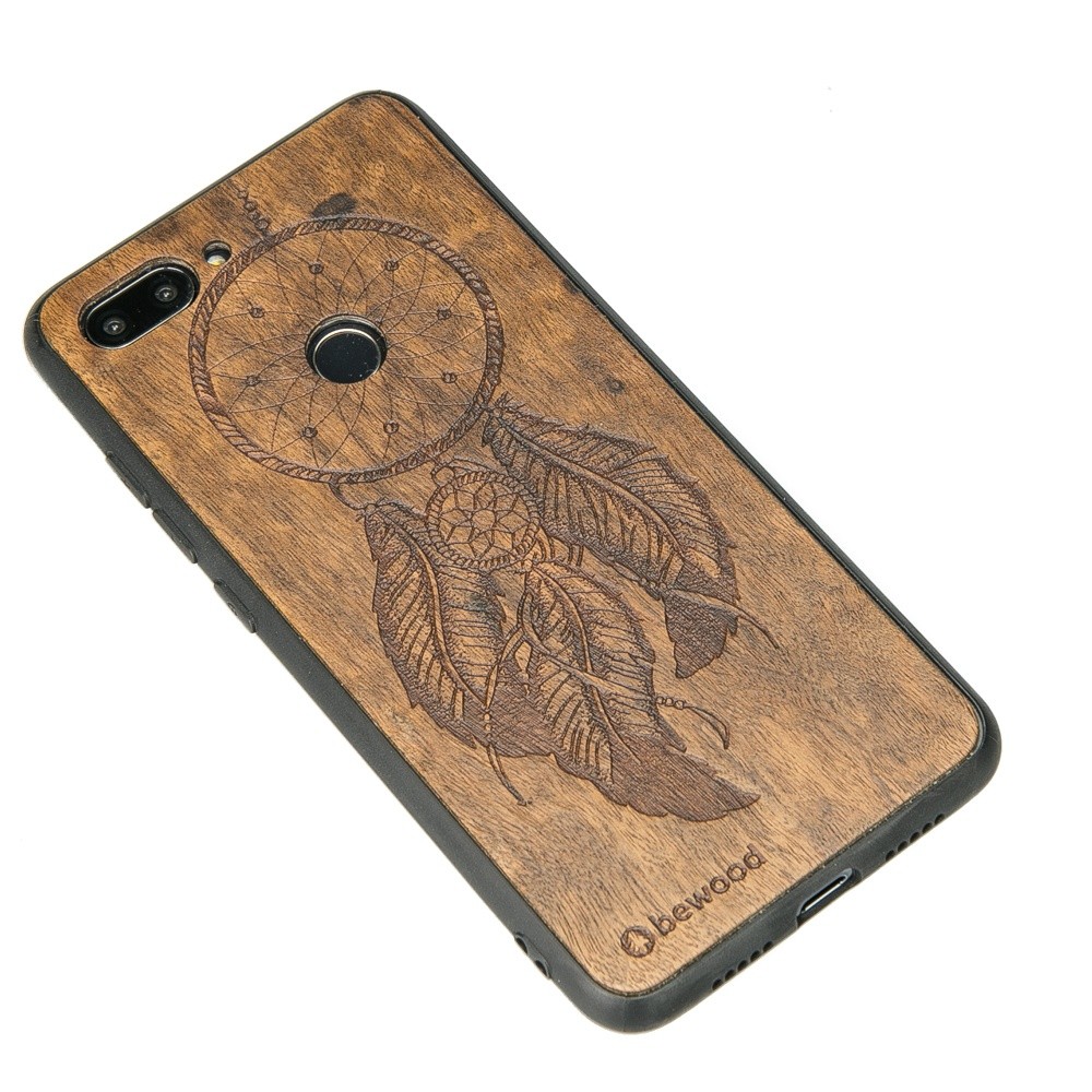 Drewniane Etui Xiaomi Mi 8 Lite ŁAPACZ SNÓW IMBUIA (2)