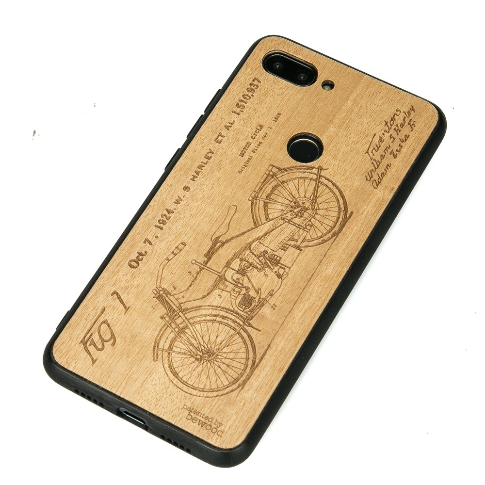 Drewniane Etui Xiaomi Mi 8 Lite HARLEY PATENT ANIEGRE (2)