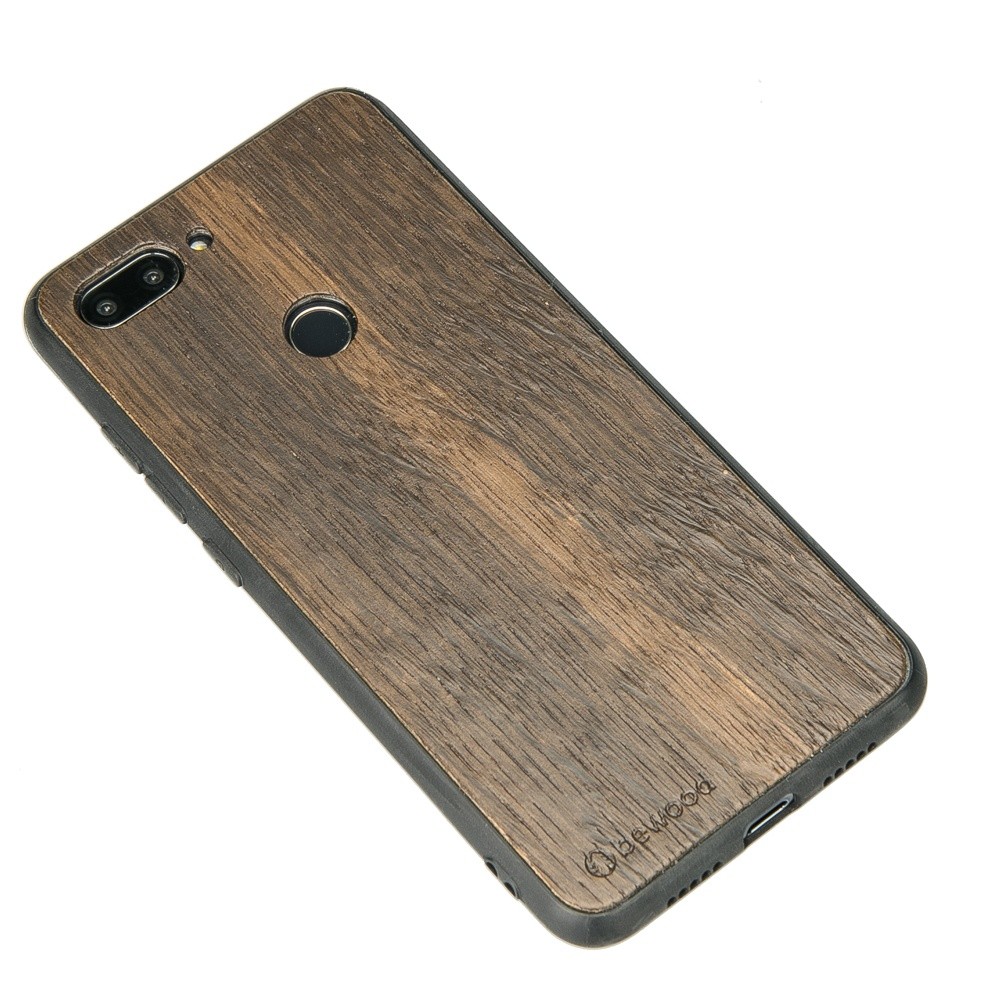 Drewniane Etui Xiaomi Mi 8 Lite DĄB WĘDZONY (2)