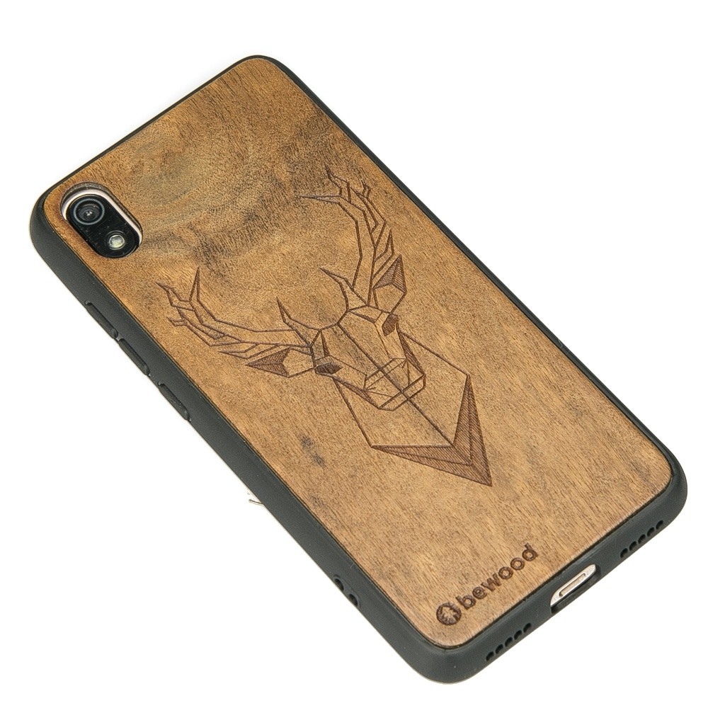 Drewniane Etui Xiaomi Redmi 7A JELEŃ IMBUIA (2)