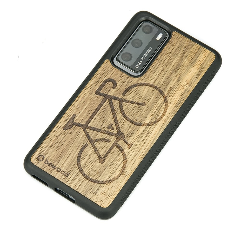 Huawei P40 Bike Frake Wood Case (2)