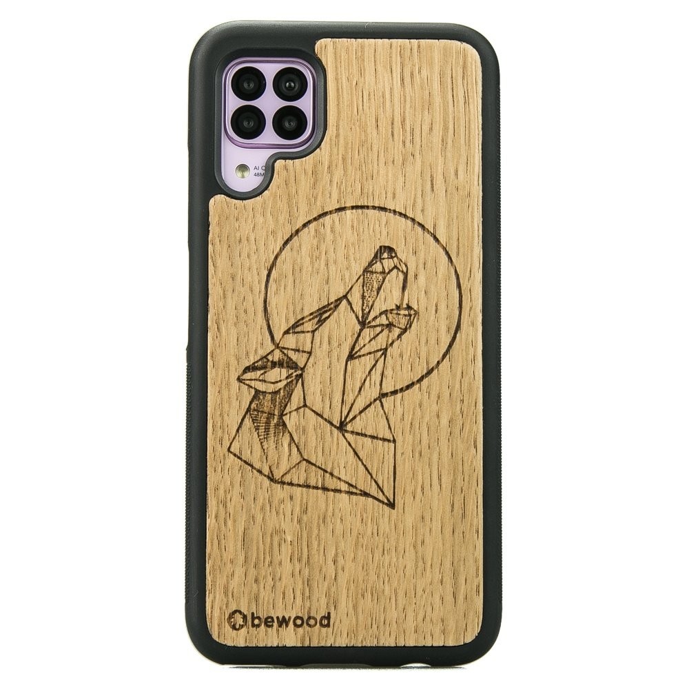 Drewniane Etui Huawei P40 Lite WILK DĄB (1)