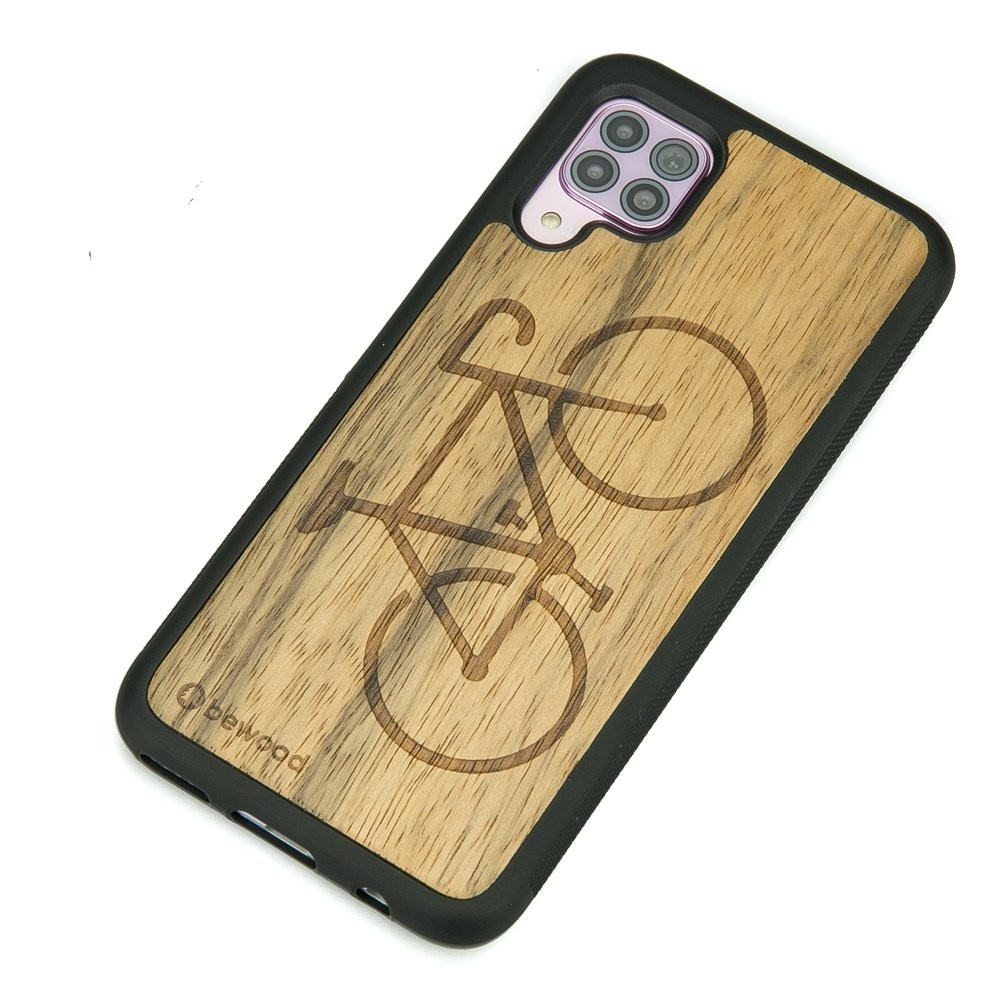 Huawei P40 Lite Bike Frake Wood Case (2)