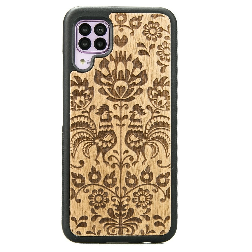 Drewniane Etui Huawei P40 Lite POLSKI FOLK ANIEGRE (1)