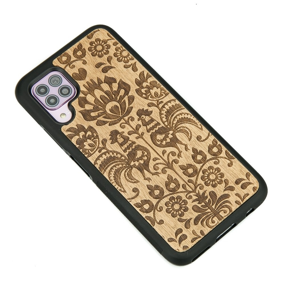 Drewniane Etui Huawei P40 Lite POLSKI FOLK ANIEGRE (2)