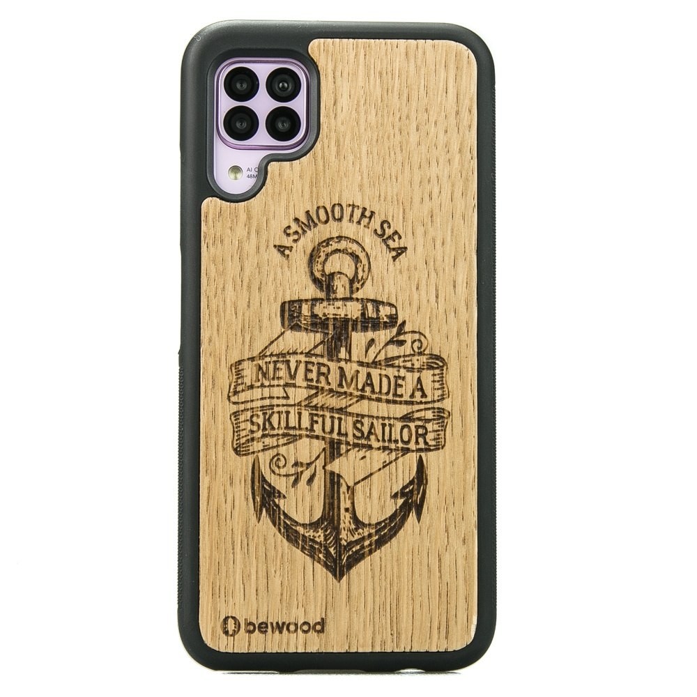 Drewniane Etui Huawei P40 Lite KOTWICA DĄB (1)