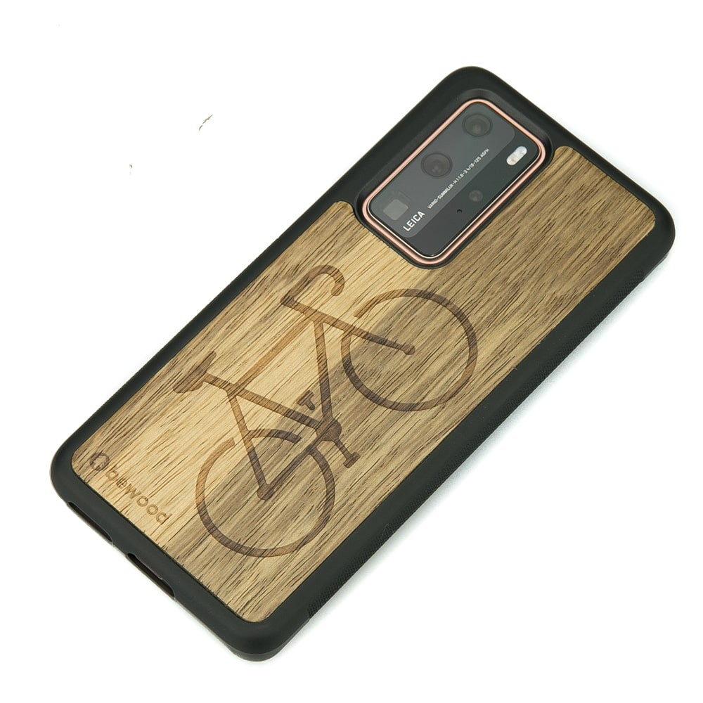 Huawei P40 Pro Bike Frake Wood Case (2)