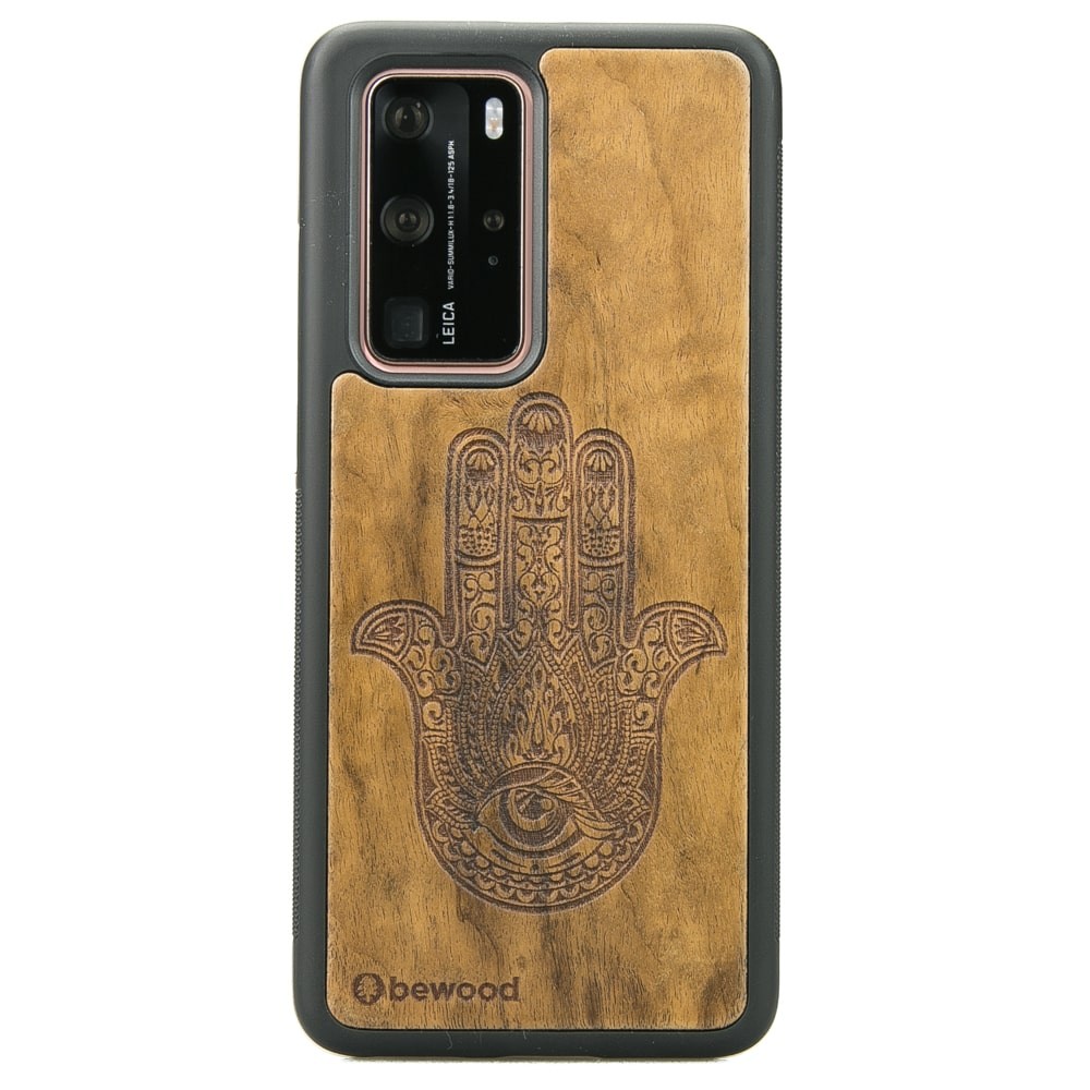 Drewniane Etui Huawei P40 Pro HAMSA IMBUIA (1)