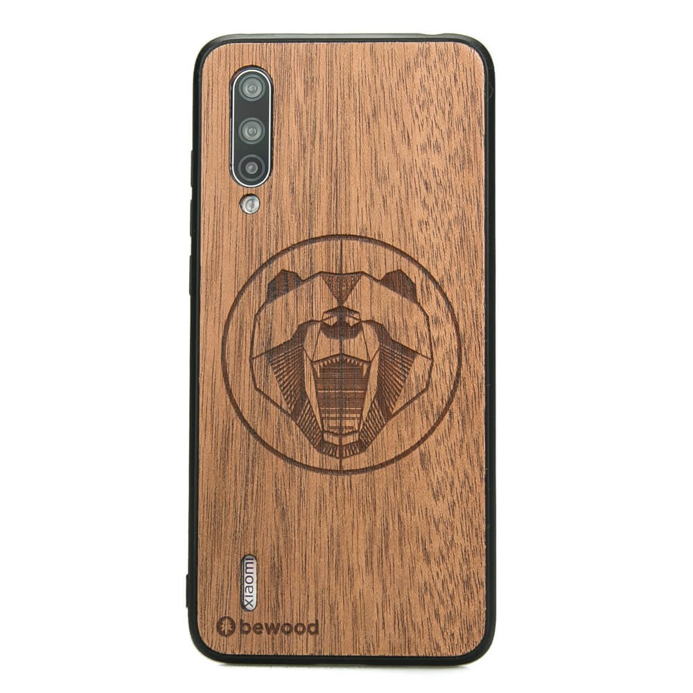 Drewniane Etui Xiaomi Mi 9 Lite NIEDŹWIEDŹ MERBAU (1)