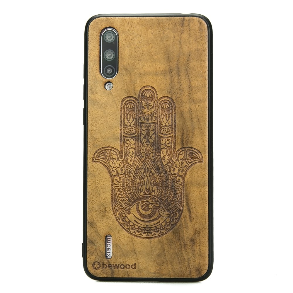 Drewniane Etui Xiaomi Mi 9 Lite HAMSA IMBUIA (1)