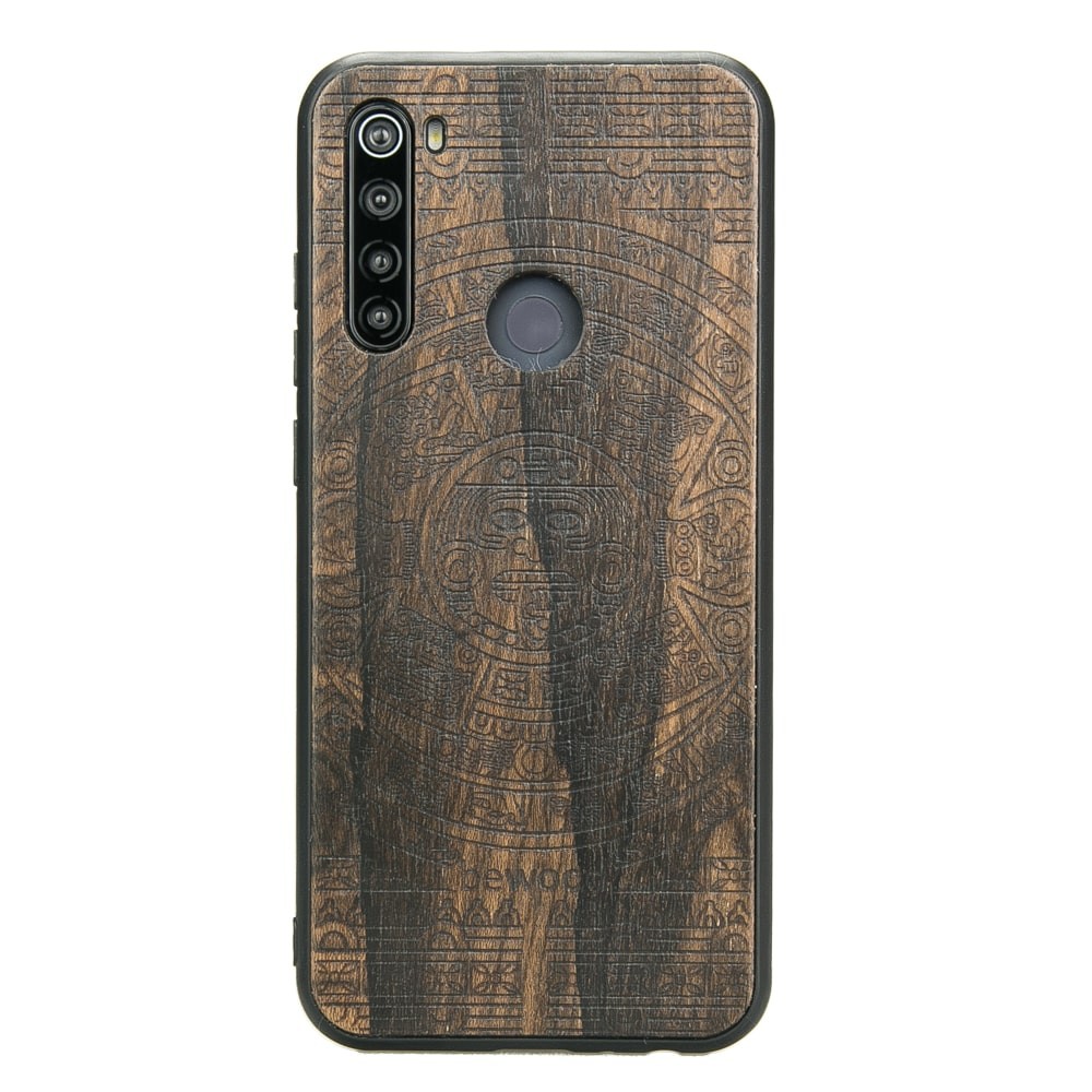 Xiaomi Redmi Note 8T Aztec Calendar Ziricote Wood Case (1)