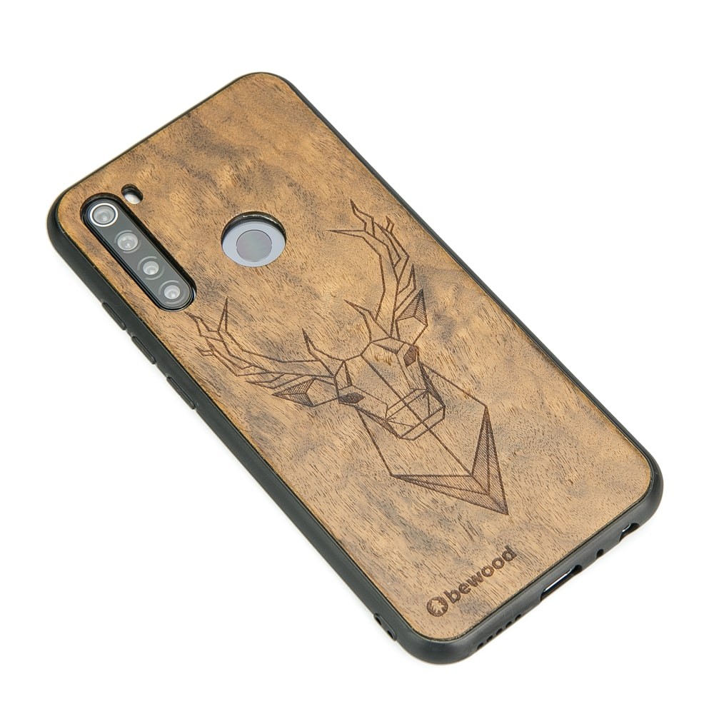 Drewniane Etui Xiaomi Redmi Note 8T JELEŃ IMBUIA (2)