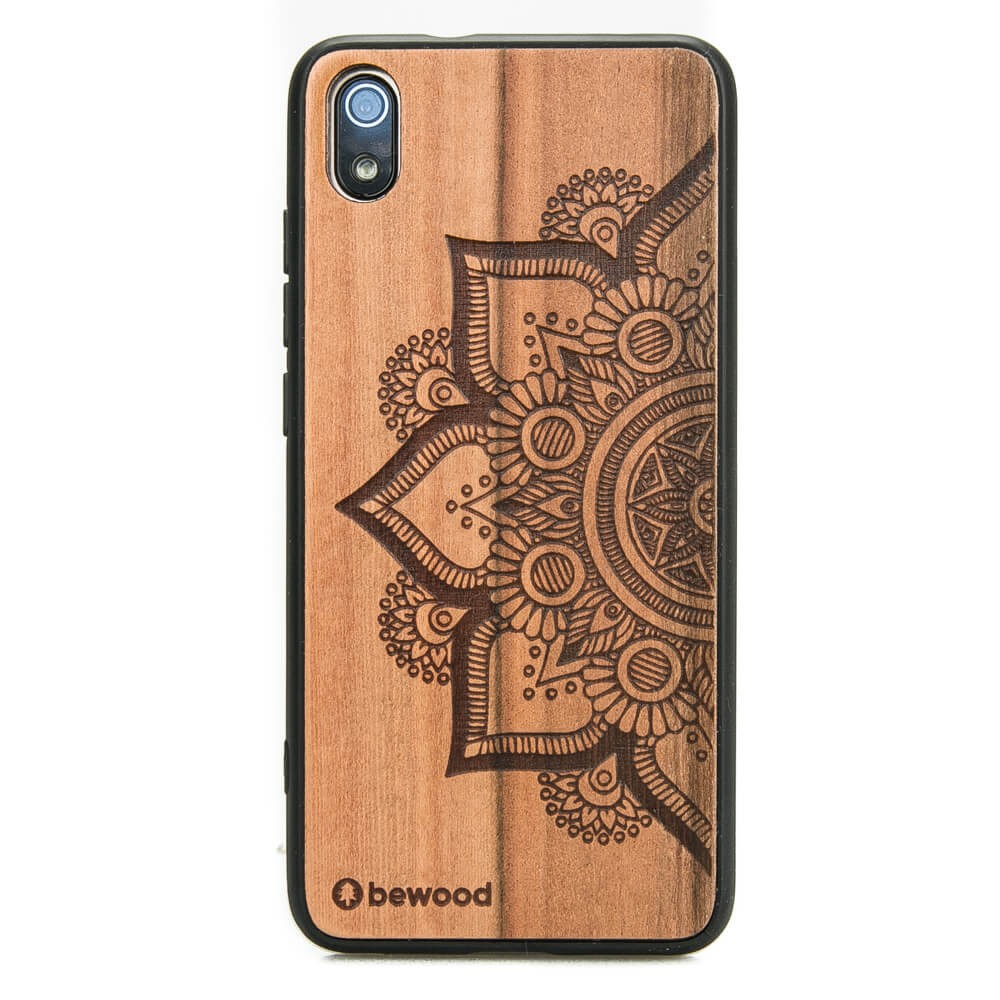 Drewniane Etui Xiaomi Redmi 7A MANDALA JABŁOŃ (1)