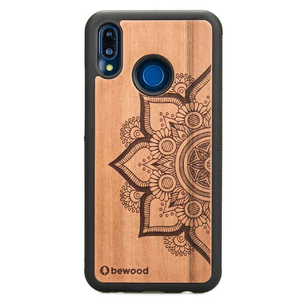 Drewniane Etui Huawei P20 Lite MANDALA JABŁOŃ (1)