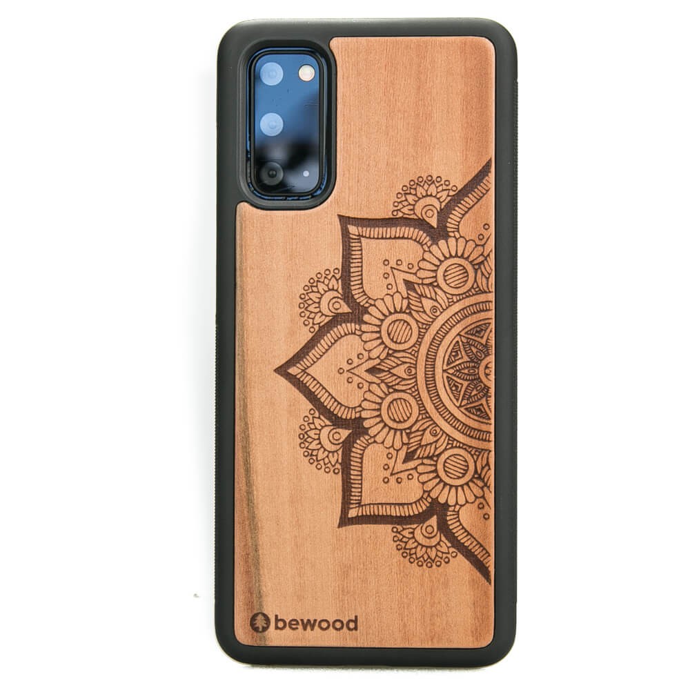 Drewniane Etui na Samsung Galaxy S20 MANDALA JABŁOŃ (1)