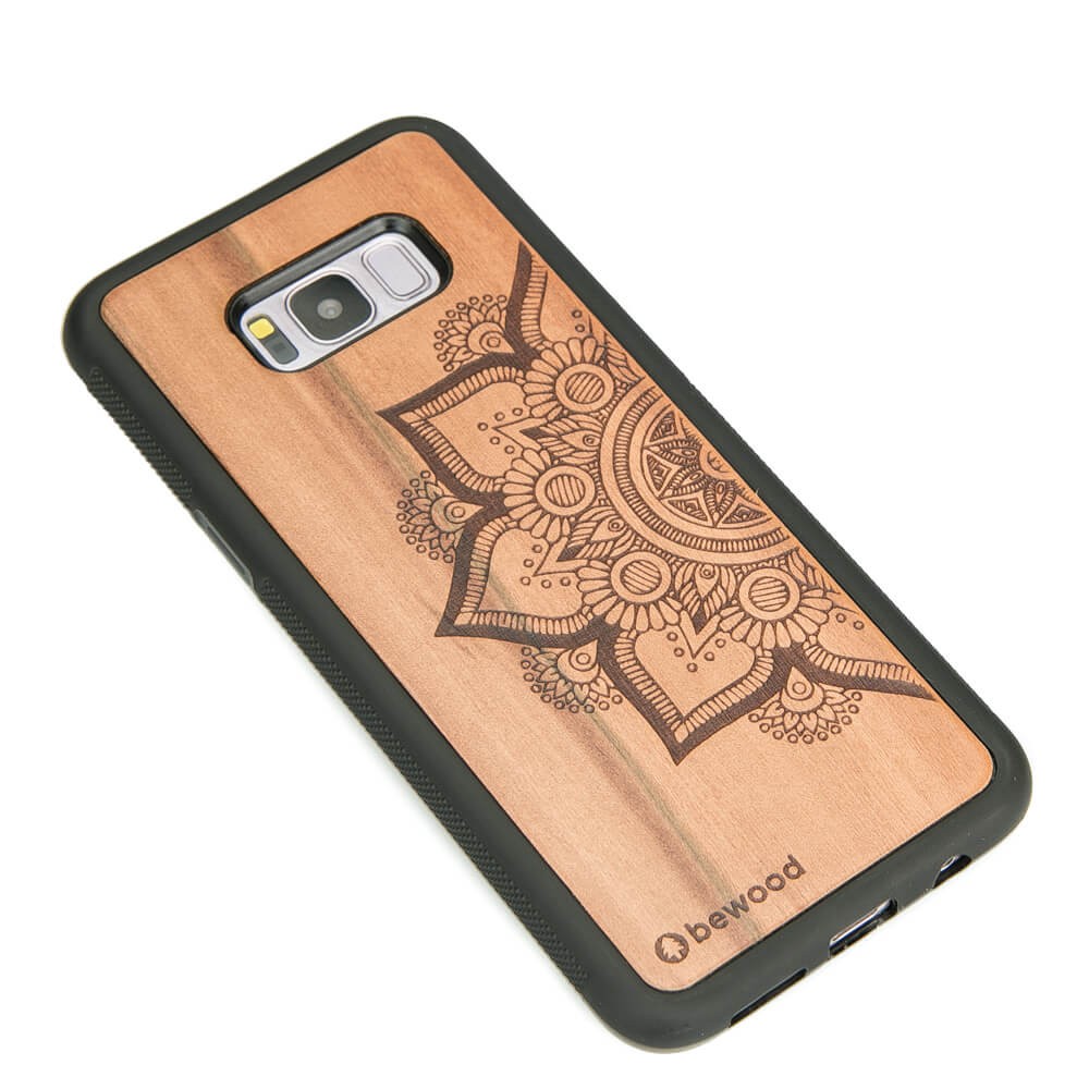 Samsung Galaxy S8+ Mandala Apple Tree Wood Case (2)