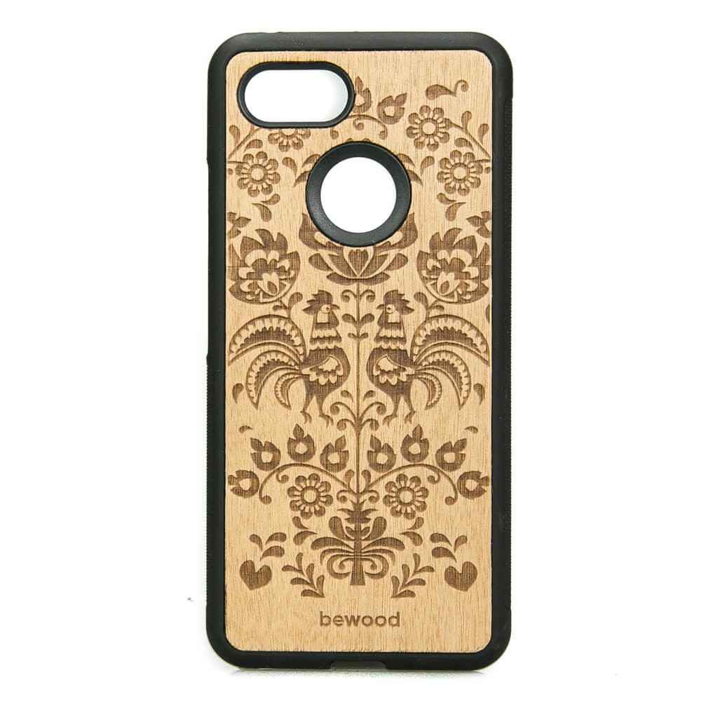 Drewniane Etui Google Pixel 3 POLSKI FOLK ANIEGRE (1)
