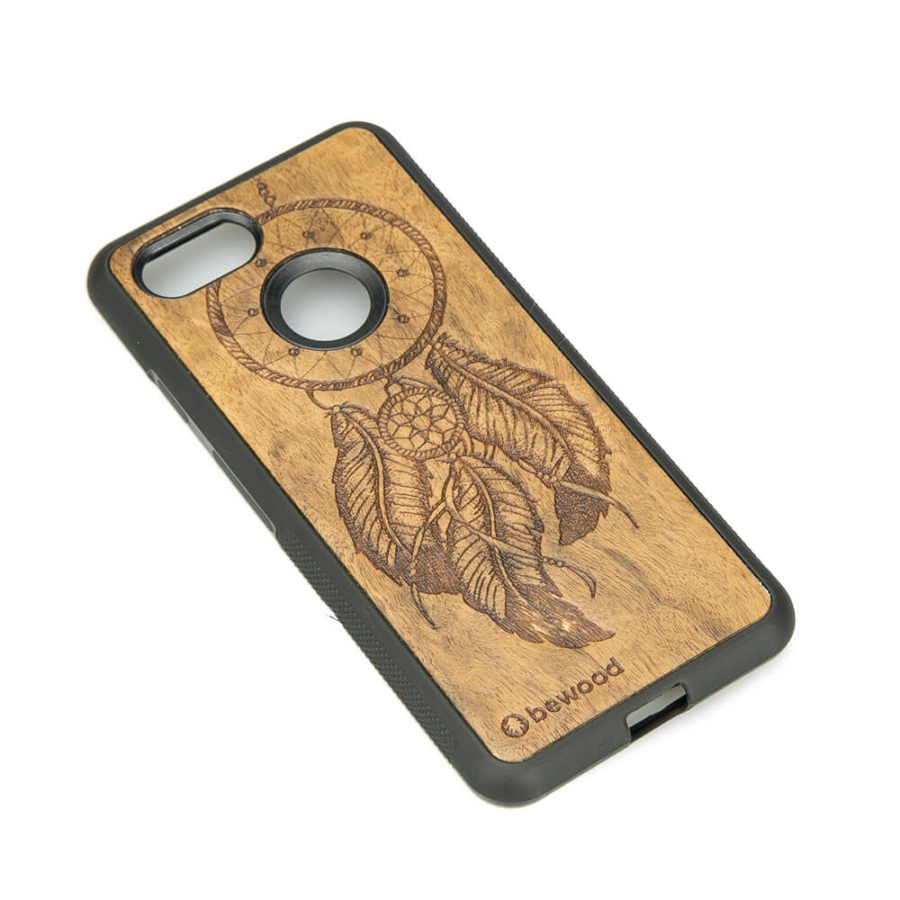 Drewniane Etui Google Pixel 3 ŁAPACZ SNÓW IMBUIA (2)