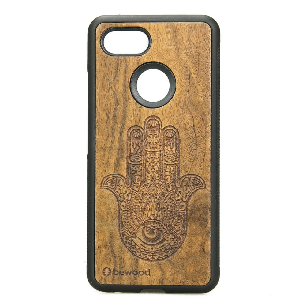 Drewniane Etui Google Pixel 3 HAMSA IMBUIA (1)