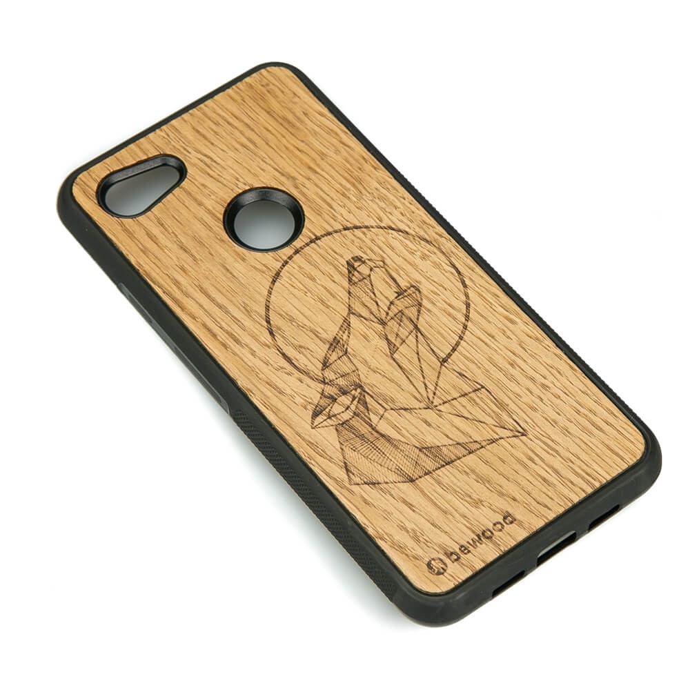 Drewniane Etui Google Pixel 3A WILK DĄB (2)