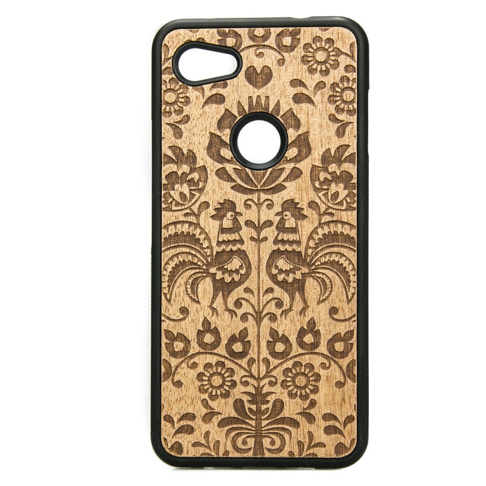 Drewniane Etui Google Pixel 3A POLSKI FOLK ANIEGRE (1)