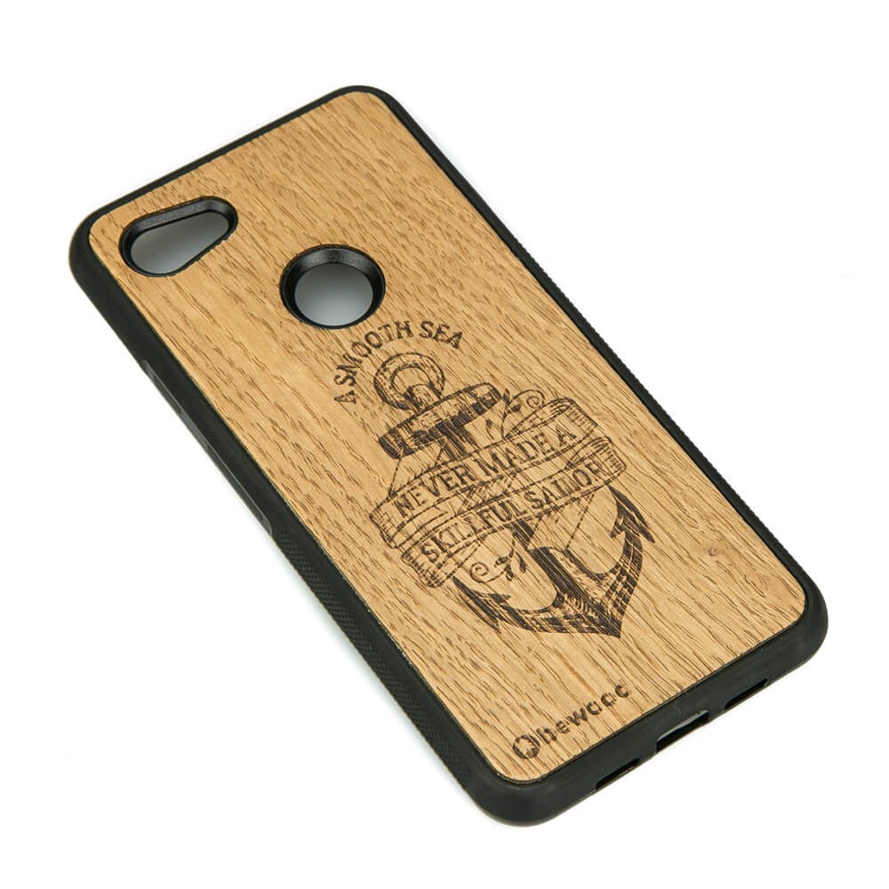 Drewniane Etui Google Pixel 3A KOTWICA DĄB (2)