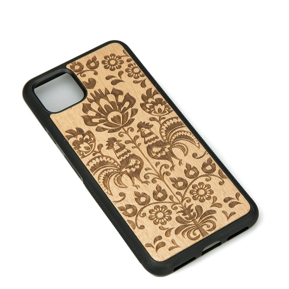 Drewniane Etui Google Pixel 4XL POLSKI FOLK ANIEGRE (2)