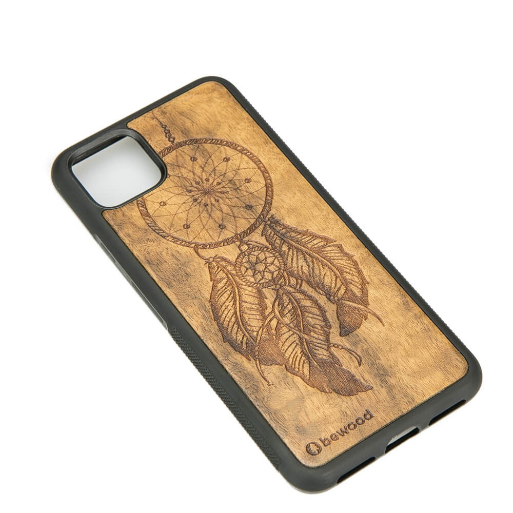 Drewniane Etui Google Pixel 4XL ŁAPACZ SNÓW IMBUIA (2)