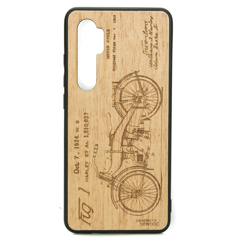 Drewniane Etui Xiaomi Mi Note 10 Lite HARLEY PATENT ANIEGRE (1)