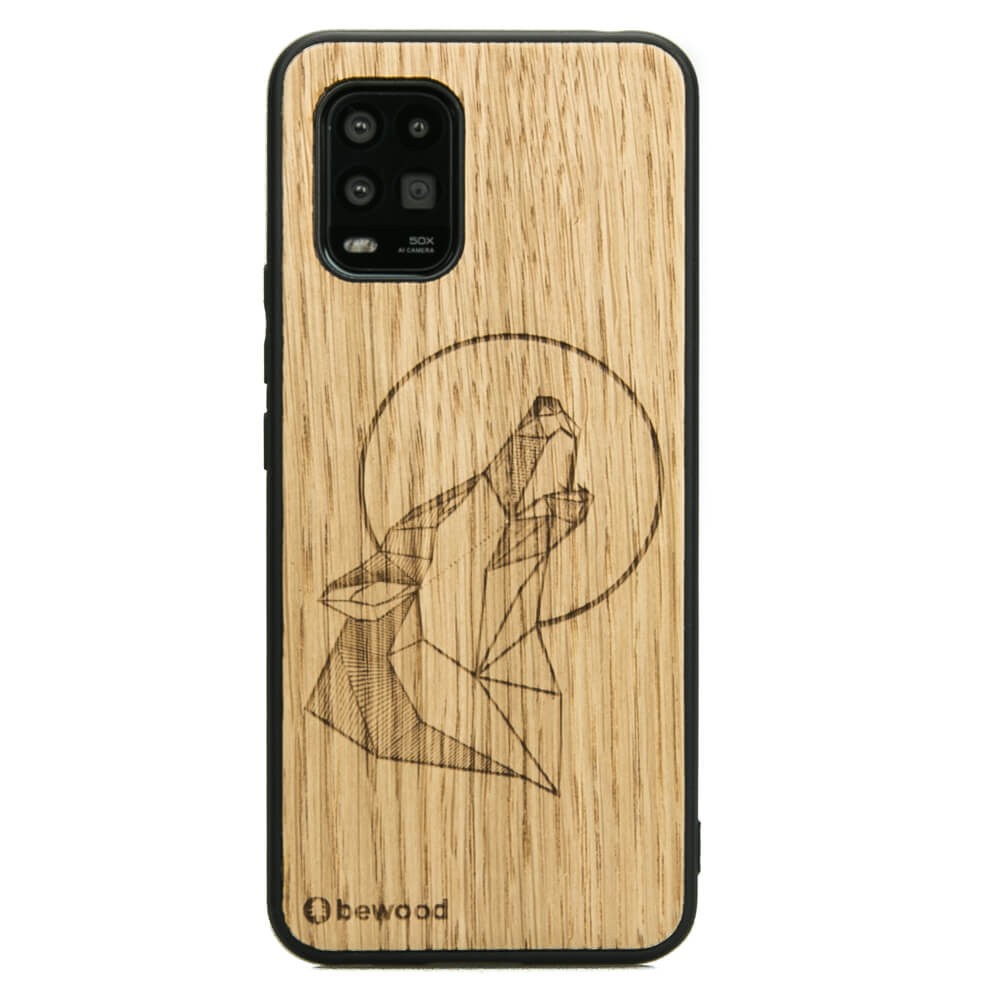 Drewniane Etui Xiaomi Mi 10 Lite WILK DĄB (1)