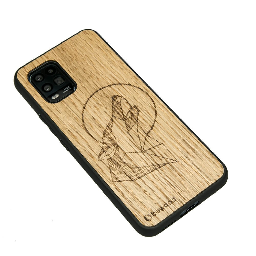 Drewniane Etui Xiaomi Mi 10 Lite WILK DĄB (2)