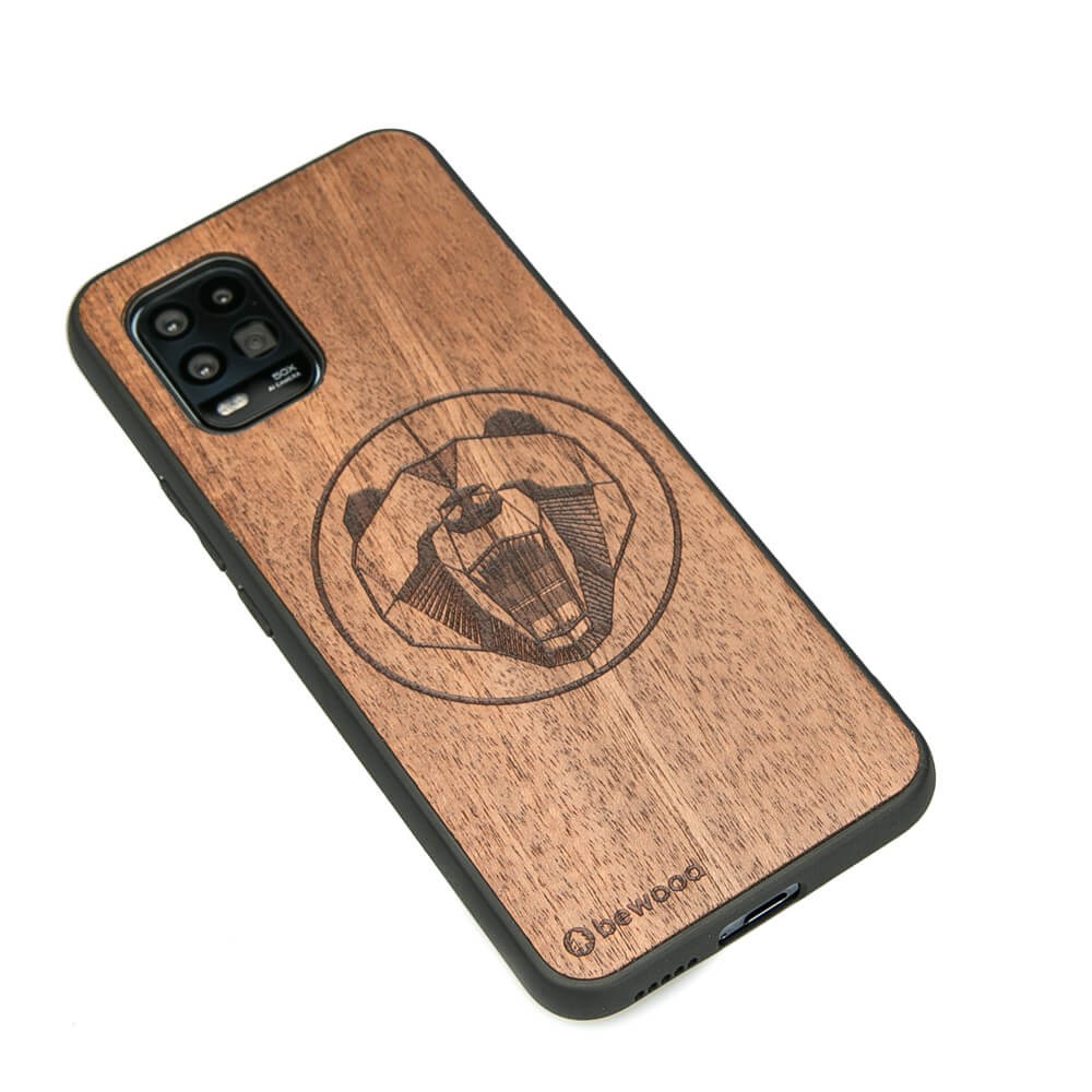 Drewniane Etui Xiaomi Mi 10 Lite NIEDŹWIEDŹ MERBAU (2)