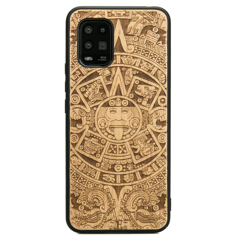 Drewniane Etui Xiaomi Mi 10 Lite KALENDARZ AZTECKI ANIEGRE (1)