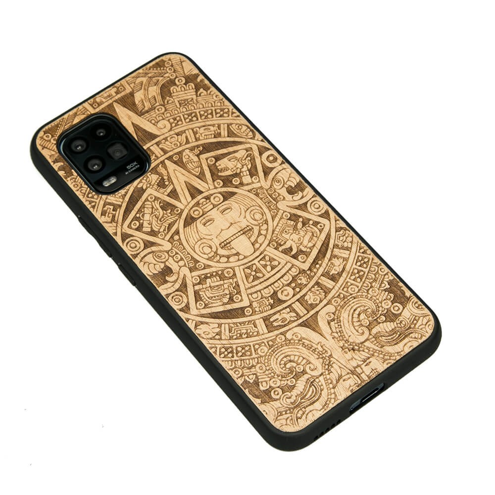 Drewniane Etui Xiaomi Mi 10 Lite KALENDARZ AZTECKI ANIEGRE (2)