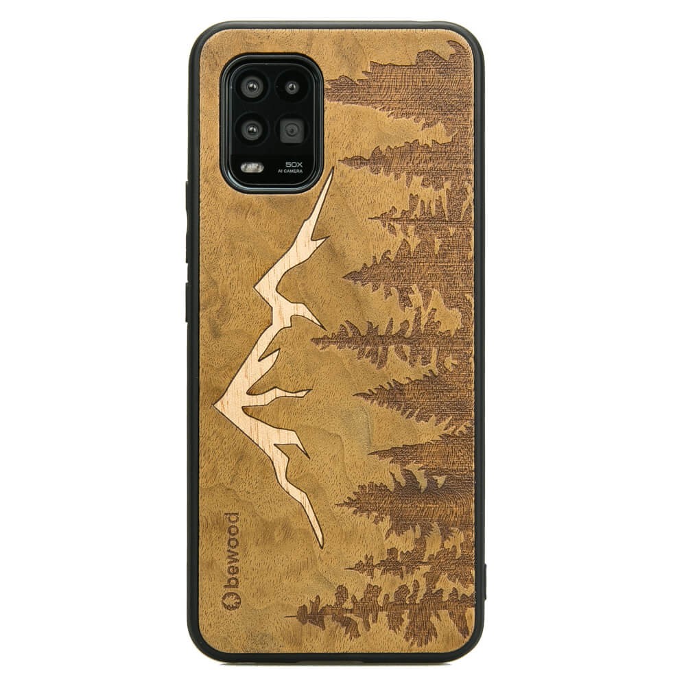 Drewniane Etui Xiaomi Mi 10 Lite GÓRY IMBUIA (1)