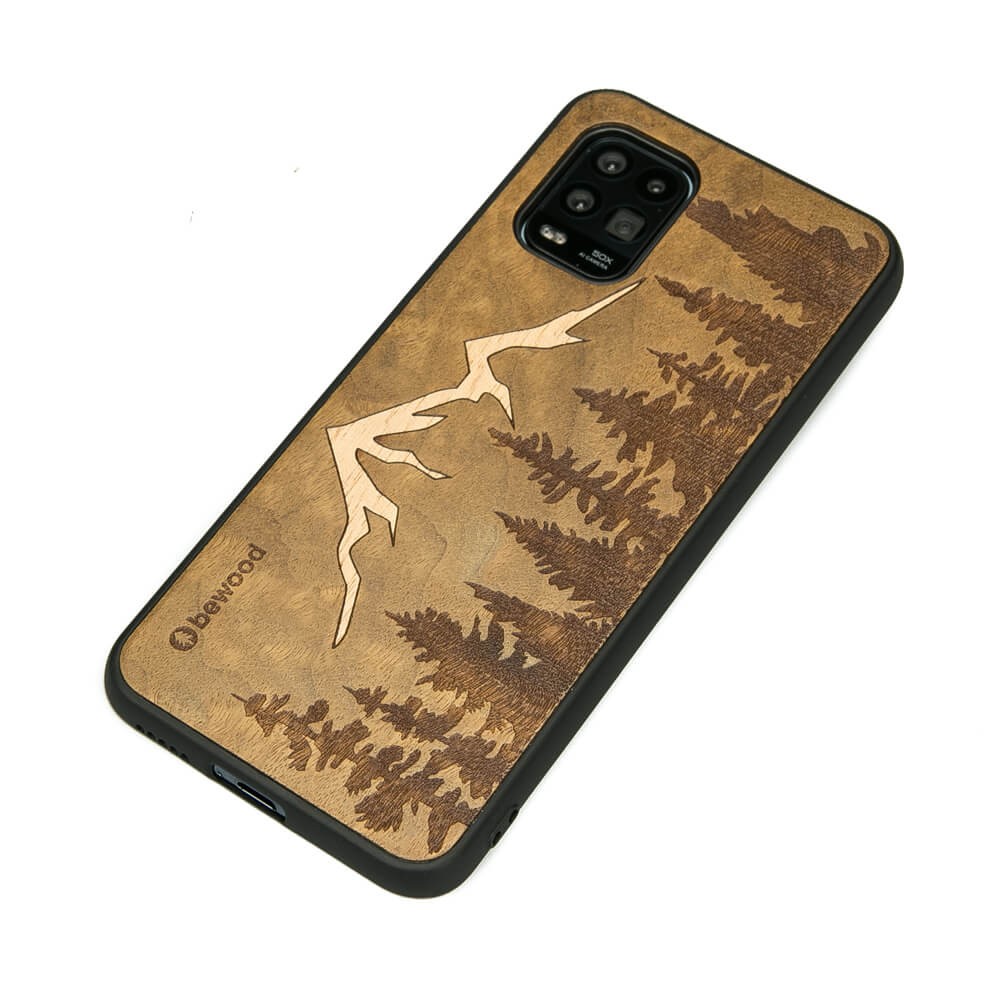Drewniane Etui Xiaomi Mi 10 Lite GÓRY IMBUIA (2)